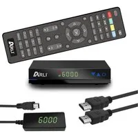 ARLI HD AH1 Satellitenreceiver DVB-S2 SAT-Receiver 1 (Mini HD Sat Receiver mit vielen Funitionen)