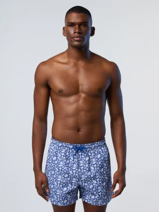North Sails Badeshorts Grafischer Druck