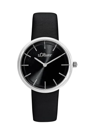 s.Oliver - Uhren schwarz/silber - Gr. - 20