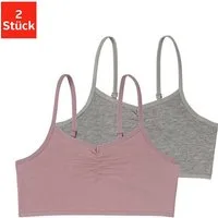 Buffalo Bustier (Packung, 2-tlg) mit verstellbaren Trägern, unifarben oder bedruckt