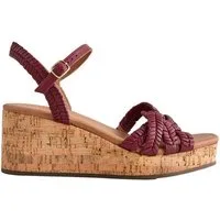Next Forever Comfort® Leder-Wedges mit Flechtdesign Sandale (1-tlg)