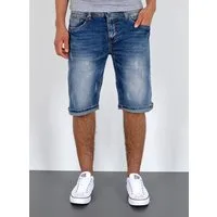 ESRA Jeansshorts Jeans Shorts Herren Jeansshorts Stretch Sommer Hose bis Übergröße Herren Jeans Shorts Herren Sommerhose Stretch Hose Herren Capri Jeans