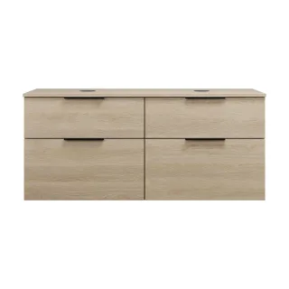 Burgbad Waschtischunterschrank Eqio 619x1400x550 Eiche Dekor Cashmere, SGUV140F3180 SGUV140F3180