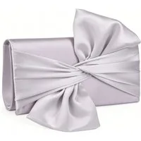 Zaewry Abendtasche Damen Abendtasche mit Schleife, Vintage-Mode Clutch