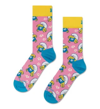 happy socks - The Smurfs Floral Smurfette Sock Rosa - Gr. - 38