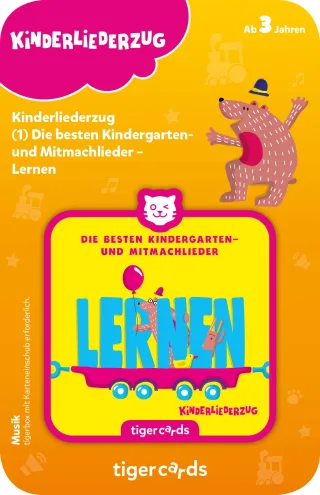 TigerMedia Tigercard 4159 - Kinderliederzug (1): Die besten Kindergarten- und Mitmachlieder Lernen