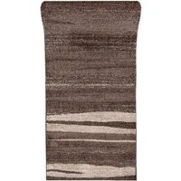Mazovia Läufer Läufer Flurläufer Modern für Vorzimmer, Küche - Braun, 70 x 100 cm, Kurzflor, Meterware, Höhe 10 mm