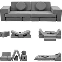 LEADZM Kindersofa Kindersofa Spielsofa, Schaumstoff Stapelsteine für Kinder, Kindercouch