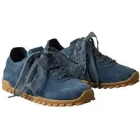 Calvin Klein LOW PROFILE RUN MG SUE DB LACES Sneaker Halbschuh, Trendy-Schnürschuh, Freizeitschuh mit CK-Prägung