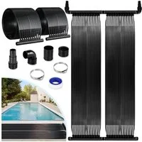 TLGREEN Pool-Solarkollektor Solarkollektor Poolheizung, (500x75cm Solarheizung Pool, Solarmatte Heizmatte, 1-St., UV-beständig Erweiterbar für Pool bis 20000), poolheizung solar