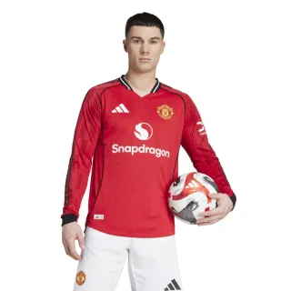 adidas Manchester United Long Sleeve Heim Trikot 25/26 Authentic