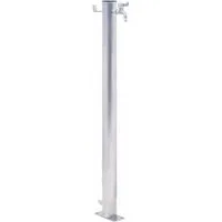 vidaXL Bewässerungssystem Wassersäule für den Garten 60 cm Edelstahl Rund, (1-tlg)