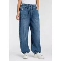Herrlicher Schlupfjeans Elinor Denim Light mit Kordelzug