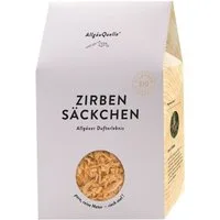 Allgäuquelle Zirbenkissen Bio Zirben-Säckchen mit 100% Bio-Zirbenspäne, Bio Duftkissen Duftsäckchen naturrein und biologisch