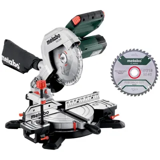 Metabo Kappsäge KS 216 M Set mit 2. Hartmetall-Sägeblatt - Karton - 610216900