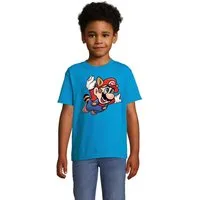 Blondie & Brownie T-Shirt Kinder Super Mario 3 Fligh Retro Konsole