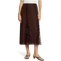 Cartoon Midirock Damen mit Spitzeneinsatz