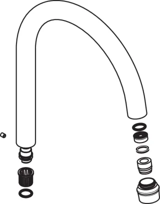 Hansgrohe Auslauf Axor Montreux 3-Loch Wasch- tischarmatur Standmodell chrom, 97990000 97990000