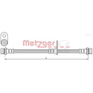 Metzger Bremsschlauch hinten Mitsubishi Grandis