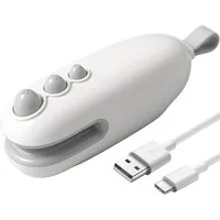 FELIXLEO Vakuumierer Mini Folienschweißgerät Bag Sealer Wiederaufladbarer Tragbarer