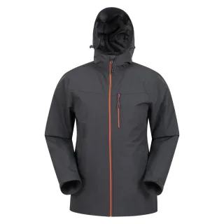 Mountain Warehouse Herren Brisk Extreme Wasserdichte Jacke (Dunkelgrau)