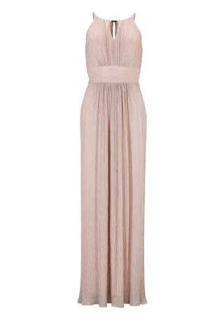 SWING - Abendkleid aus Plissee Jersey mit Metallic Fäden blush rose - Gr. - 40
