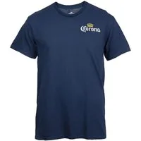 Corona T-Shirt Corona Extra T-Shirt navy – Größe L, Mit großem Rückenprint &
