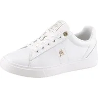 Tommy Hilfiger ESSENTIAL ELEVATED COURT SNEAKER Sneaker, Freizeitschuh, Halbschuh, Schnürschuh mit TH-Schmuckelement