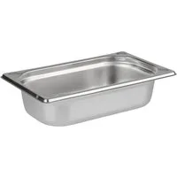 APS Aufbewahrungssystem GN 1/4 Behälter 26,5 x 16,2 cm, Edelstahl, (1-tlg), Gastronorm-Behälter, zum Anrichten und Lagern von Speisen