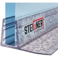 STEIGNER Duschdichtung 30cm Gerade PVC Ersatzdichtung für Dusche, L: 30 cm, (1 Stück Packung, Einzeldichtung), Glasstärke 6/7/ 8 mm Model: UK02