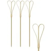 PAPSTAR Schaschlikspieße 100 Fingerfood - Picker 18 cm "Heart"