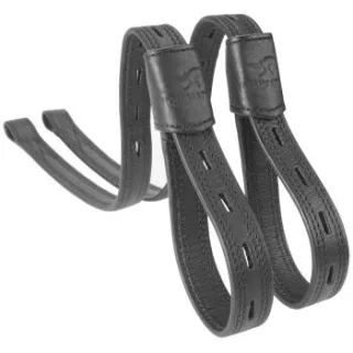 Equinate Slimline Mono Steigbügelriemen schwarz 80 cm