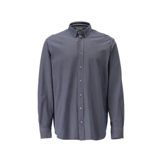 MASCOT Herren Langarmhemd FRONTLINE Blau-meliert 41-42 - 20204-741-41-41-42