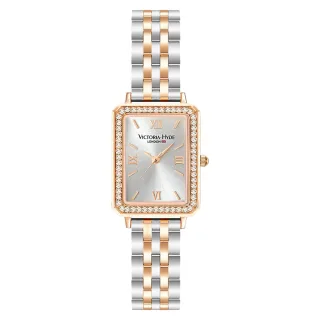 VICTORIA HYDE Westminster Uhr in Silber Roségold