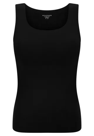 SCHIESSER - Top mit herausn. Pads schwarz - Gr. - 42