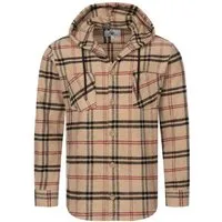 Rock Creek Flanellhemd Herren Hemd Flanellhemd mit Kapuze H-334