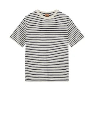 mos mosh gallery - MMGDani Stripe O-SS Tee navy - Gr. - XXL