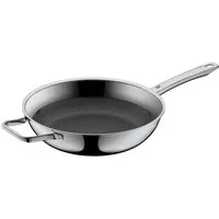 WMF Schmorpfanne Profi Resist, Cromargan®Edelstahl (1-tlg), 28 cm, kratzfest, Antihaftversiegelung, mehrschichtiger Aufbau