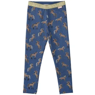 JETTE by STACCATO - Leggings indigo blue mel. aop - Gr. - 98