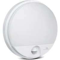 Maclean LED Deckenleuchte MCE291, LED-Wandlampe mit IR-Bewegungssensor u. Dämmerungsensor
