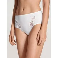 CALIDA Midislip Feminin Sense Spitzen-Details, elastisch, Interlock-Qualität, Pure Cotton, nahtfrei