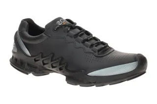 Ecco 802874 BIOM AEX - MEN LOW CUT Herren Sportschuhe Schwarz/Silber