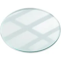 Tulup Tischplatte Rund Tisch Glasplatte Ersatz Transparent Glas, Couchtisch Glasplatte
