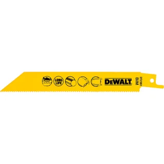 DEWALT Bi-Metall Säbelsägeblatt für Metall 5 Stück - DT2361-QZ