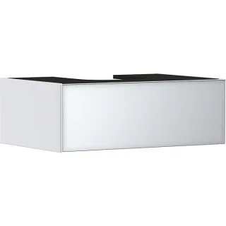 hansgrohe Xevolos E Waschtischunterschrank 54310320 780x550x275mm, 1 Schublade, mattweiß, weiß metallic