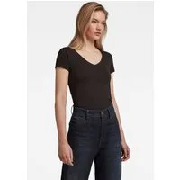 G-STAR V-Shirt Base v t wmn cap sl mit kleinem Logodruck vorne