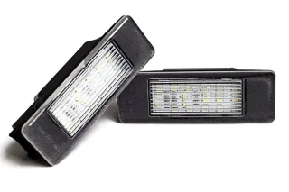 2x LED PREMIUM Kennzeichenbeleuchtung SMD für Peugeot 3008 406 407 508 Expert