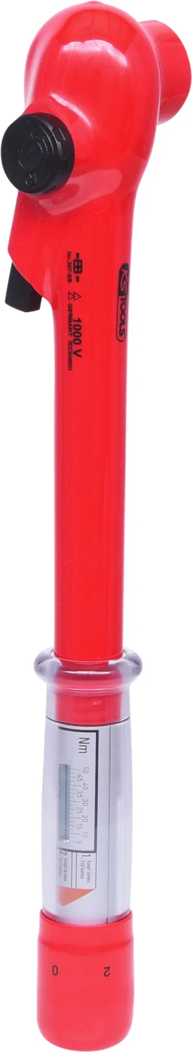 KS Tools 3/8" Drehmomentschlüssel mit Schutzisolierung und Umschalt-Ratschenkopf - 117.3810