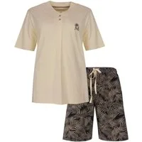 Medaillon Shorty Damen Schlafanzug kurz (2 tlg) Baumwolle