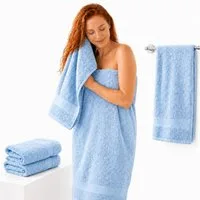 Komfortec Badetücher 100% Baumwolle, 470 g/m², Frottee (2-St), Handtücher 70x140 cm Set, Weich